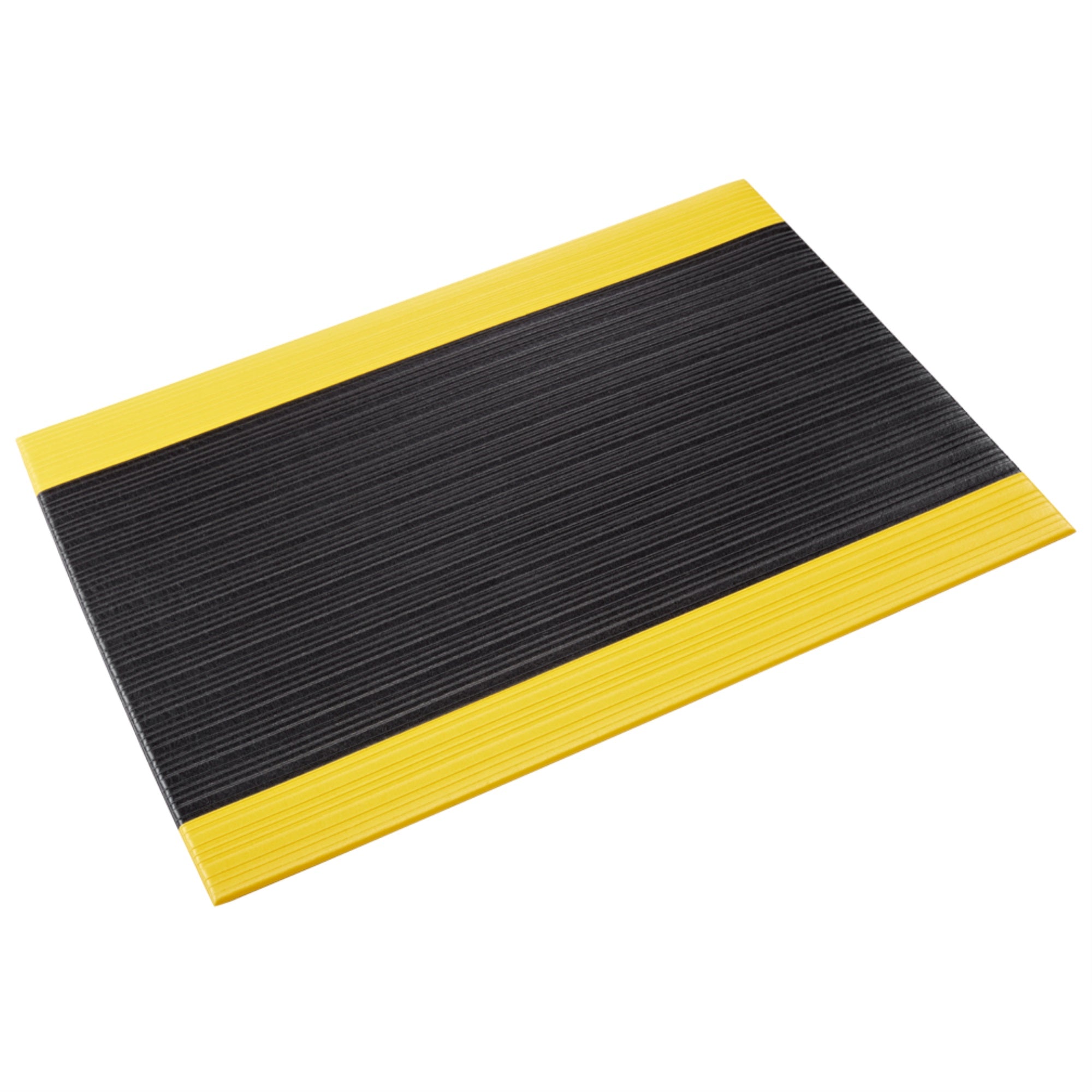 Tuff-Spun 3/8 Rib-Surface 4'x6' Black w/Yellow